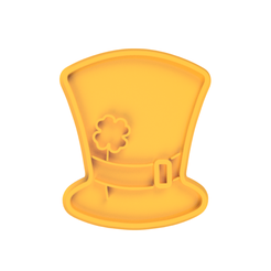 Hat v1.png STL file Hat Cookie Cutter (St Patrick Day)・3D print design to download