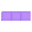 2 Panel Section.stl Модель железнодорожной станции Бетонная панель забора