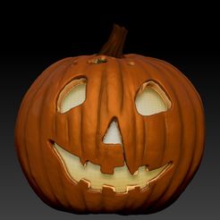calabaza.jpg STL file Halloween movie 1974 Pumpkin Pumpkin Pumpkin -PRINTABLE・3D printable model to download, santysem