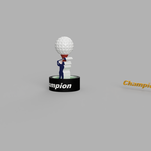 🏌️ Golf mini Trophy・Free STL File for 3D printing・Cults