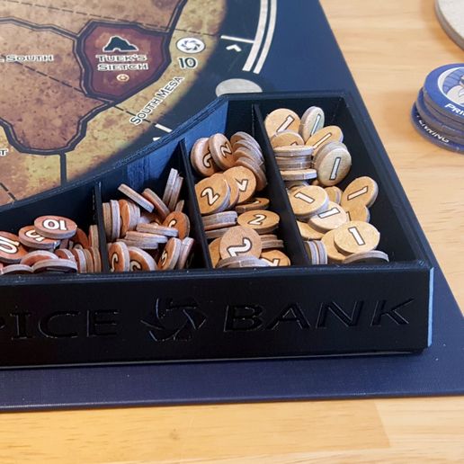 Dune Boardgame (2019) Spice Bank 3D model