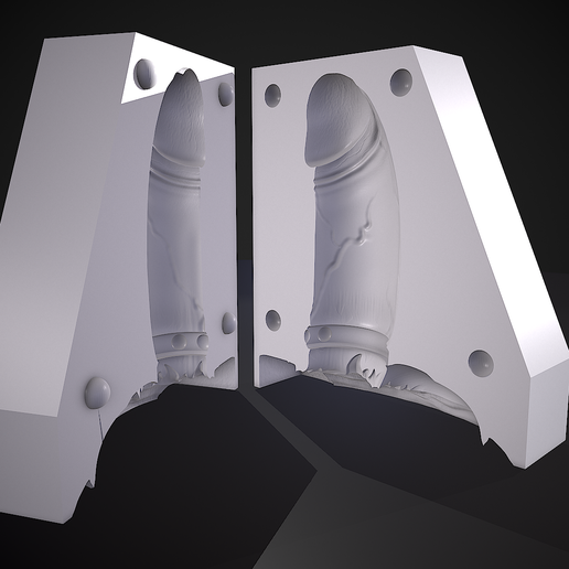 OSCAR PENIS - FORTNITE - SEX TOY + MOLD STL File for 3D printingCults