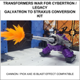 Straxus-Production2.png Transformers War For Cybertron / Legacy Galvatron to Straxus Conversion Kit