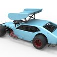 12.jpg Diecast Vintage Asphalt Modified stock car V2 with wing Scale 1:25