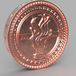 gvint coin 1.PNG Tussent coin for the game "Gwent". Witcher