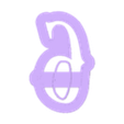 6.stl Merlina - alphabet font - cookie cutter