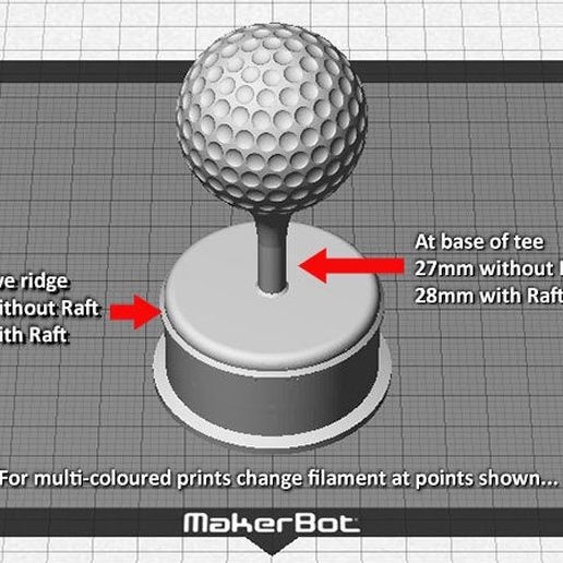 change_display_large.jpg Archivo STL gratis Trofeo de pelota de golf・Plan imprimible en 3D para descargar, Muzz64