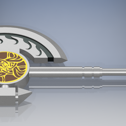 nornaxesingle.png Free STL file Guild Wars 2 Norn Hand Axe・3D print design to download
