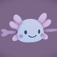 IMG_0469-2.png Зажим для волос Axolotl