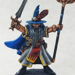wizard-painted.jpg Free OBJ file Battlemaul Expedition 59 Wizard Hero・3D printable model to download
