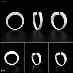 BeFunky Collage.jpg STL file Ring Uniq・3D printable model to download