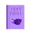Final Holy Bible.stl Holy Bible Praying Hands