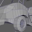 Low_Poly_Golfing_Car_Wireframe_08.png Low Poly golf cart // Design 01