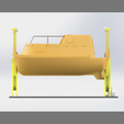 4.png Закрытая спасательная шлюпка с системой шлюпбалок - 3D печатная модель