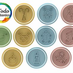 Navidad Stamp 3.48.jpg Set cortantes con stamp Navidad