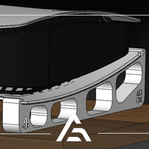 59.jpg SOPORTE HORIZONTAL PS5 DISCO - STAND HORIZONTAL PS5 FAT - Versión 2