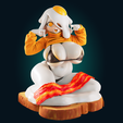 Preview00.png Egg Girl Slime 3D Print Model