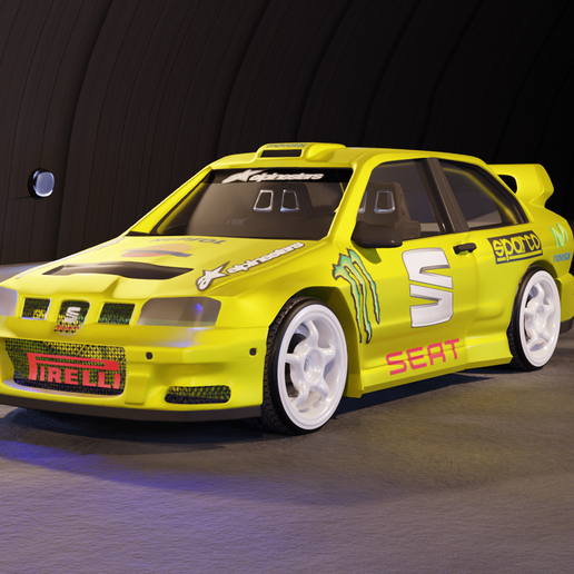 💺 Seat Cordoba WRC・ STL File for 3D printing・Cults