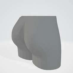 c.png STL file Ass flower pot・3D printing model to download
