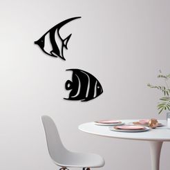 demo.jpg STL file marine fish wall decoration・3D printable model to download