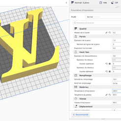 Free STL file louis-vuitton-pattern Stencil・3D printable design