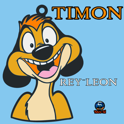 timon-tinker-B.png Fichier STL Porte-clés Timon du Roi Lion・Design imprimable en 3D à télécharger