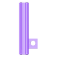 Glass shelf Clip - Left.stl Ganci per ripiani da frigorifero LG - Vetro da 3 mm
