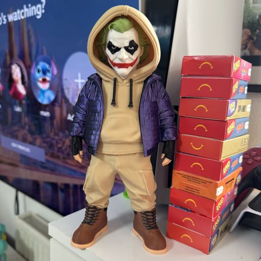 🃏 Joker Urban Vibes - Multipart + 3mf・ STL File for 3D printing