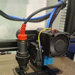 IMG_20201126_105303.jpg Free STL file Creality Ender 3 - E3D v6 Volcano Mount and Fan Adapter・Design to download and 3D print