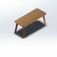 1.jpg 1.6 SCALE IKEA LISABO TABLE FOR BARBIE DOLL (DOLL HOUSE)