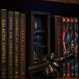 3.png Darth Vader aus „Star Wars“ mit ausgestreckter Hand – „Book Nook“ STL – 3D-Druck-Modell für Regal-Einsatz