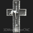 3.png 3D Model STL File for CNC Router Laser & 3D Printer Jesus Cross 1 Pack