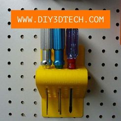 Rack_01.jpg Fichier STL gratuit Porte-outils Pegboard modifiable !・Design pour imprimante 3D à télécharger