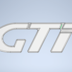 3d.png Télécharger fichier STL Emblème GTI • Design imprimable en 3D, REKYNW