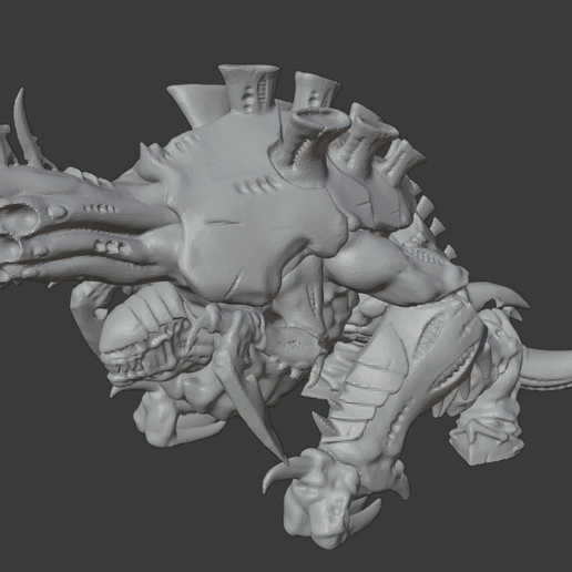 Epic Tyranid Exocrine 3D model