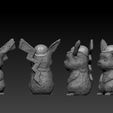 yyyy.jpg Detective Pikachu Inspired STL - Niedliche Pokemon Elektrische Maus 3D-Druck Figur