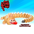 CGImages7.png Labubu Dragon Multicolore Flexi Print-In-Place + figurina