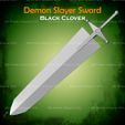 3.jpg Demon Slayer Sword From Black Clover - Fan Art 3D print model
