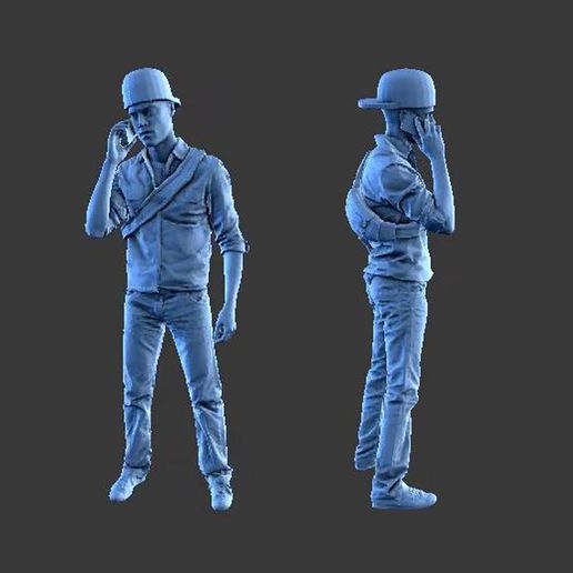 CHARACTER MAN FIGURE A79 3D model