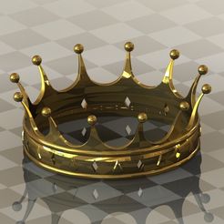 crown.JPG Download free STL file Crown • Design to 3D print, altugkarabas