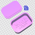 STL00478-4.png Archivo 3D Molde de Bomba de Baño de 2 piezas 100% Vegano・Modelo para descargar y imprimir en 3D