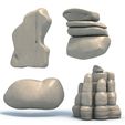 4-Stones0005.jpg Rock Pack – 4 Stone Models for Printing Vol.2