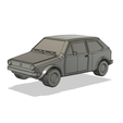 body.png VW Golf 1 Inspired Car Model With Clapping Hood