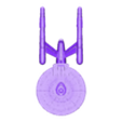 DSC_Constitution_TOSscale_STL.stl Star Trek DSC Style Constitution Class