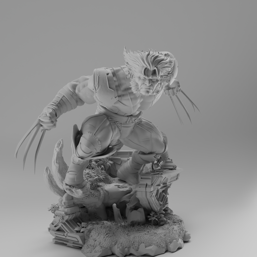 ESTATUA DE WOLVERINE