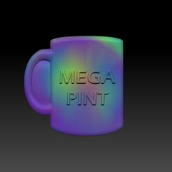 MUG-MEGAPIN.jpg Файл STL MUG MEGA PINT - MOLD BATH BOMB, SOLID SHAMPOO・Шаблон для 3D-печати для загрузки