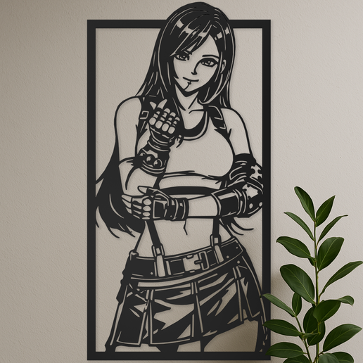 Tifa Lockhart - Final Fantasy VII - Wall Decoration