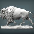 bison5.jpg Bison 3D print model