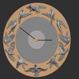 ZtBrush-Document.jpg Flying Birds Clock