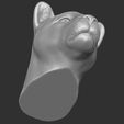 18.jpg Lioness head for 3D printing